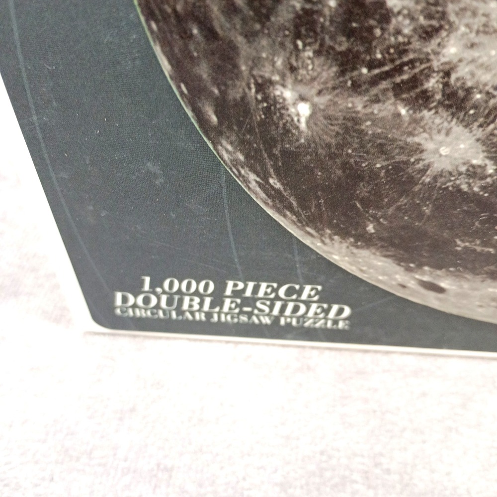 Celestial Jigsaw Puzzle Moon & Milky Way Double Sided 1000 Pc 20" Circular (NEW) - Picture 2 of 5
